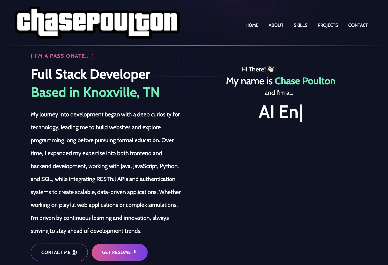 CHASEPOULTON.COM